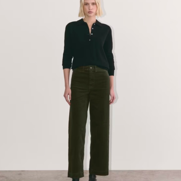 NWOT Sold out Everlane Way High Sailor Cords - Dark Forest - 4 - Picture 3 of 8
